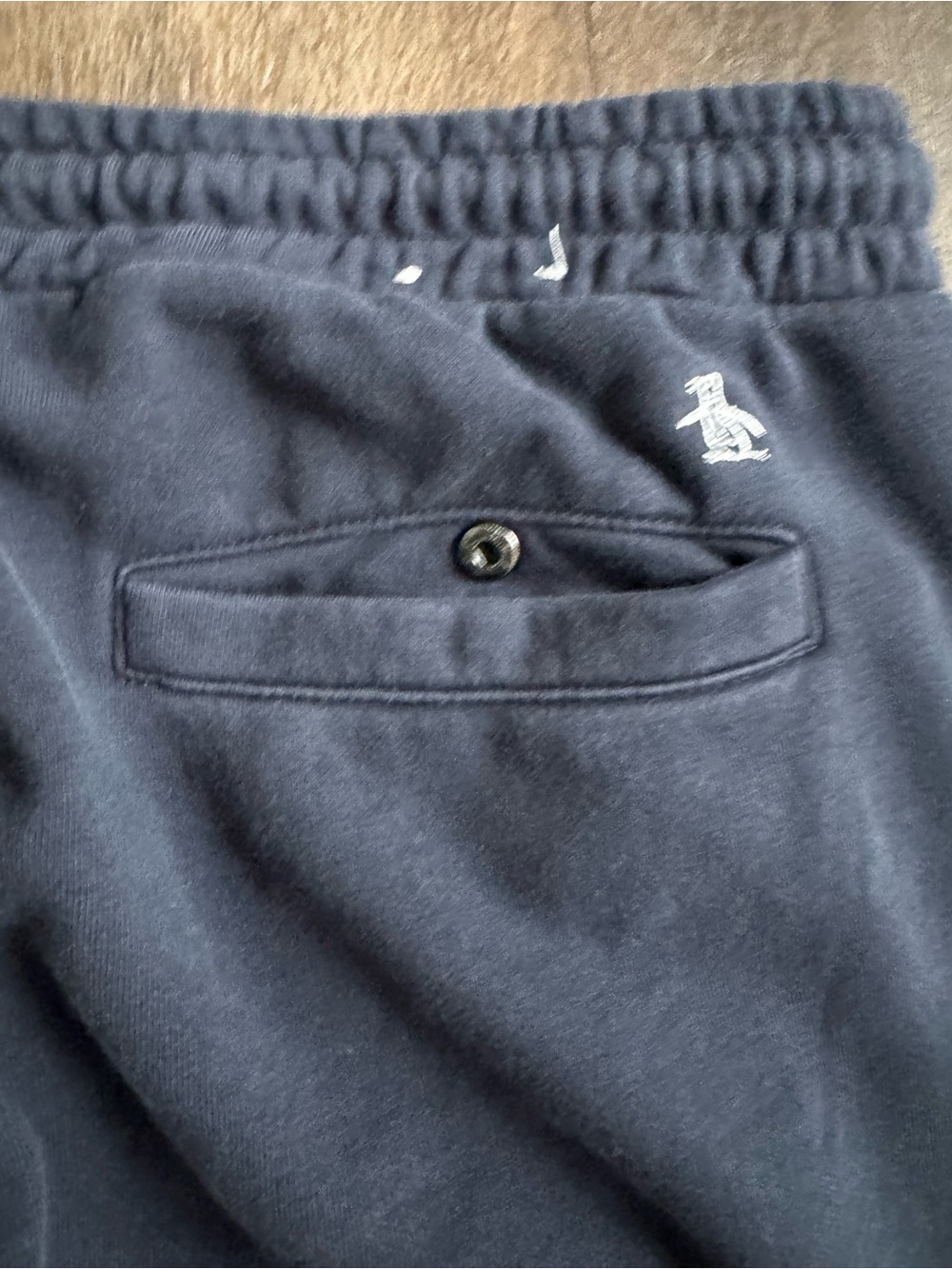 Original Penguin Black Joggers with White Side Panels Men’s Size Large - Picture 8 of 10